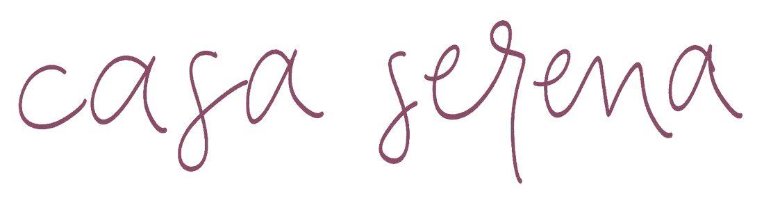 Firma manuscrita: casa serena